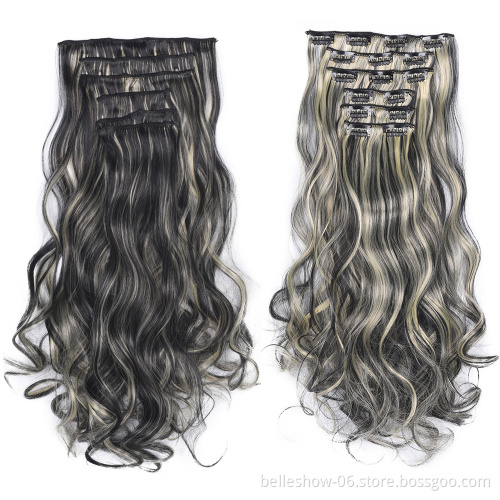 Xin Si hair extensions clip in seamless clip-in hair extensions curly kinky straight extensions real with cuticle cheap